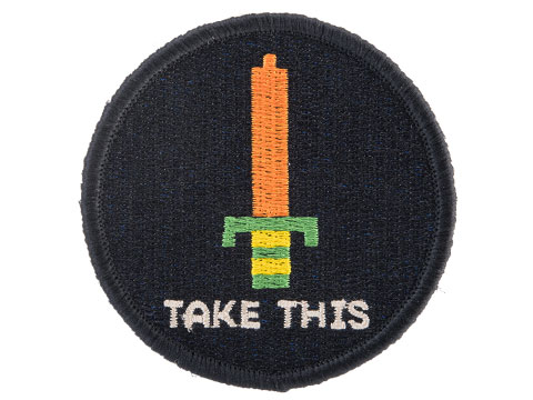 Aprilla Design Take This Embroidered Morale Patch