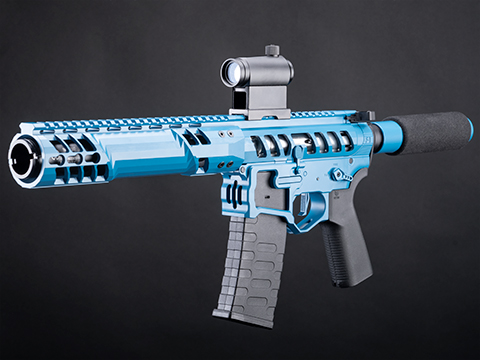 EMG F-1 Firearms Ultimate CQB UDR-15-3G AR15 Airsoft AEG Professional Training Rifle (Color: Blue / Blue Kit)