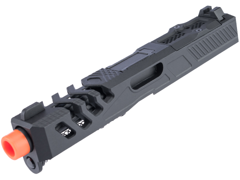 EMG Complete Optics Ready Slide Kit for EMG F-1 Firearms Licensed BSF-19 Series Gas Blowback Airsoft Pistols (Color: Black)