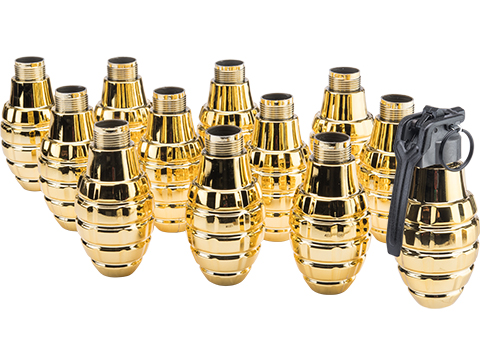 Thunder B Airsoft Co2 Simulation Grenade (Package: 12 Shell Set / Golden Pineapple Shell)