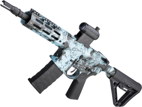 EMG NOVESKE Gen 4 w/ eSilverEdge SDU2.0 Gearbox Airsoft AEG Training Rifle (Model: Pistol / Kryptek Obskura Blue)