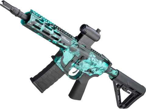 EMG Noveske Licensed Gen 4 Airsoft AEG Training Rifle w/ eSilverEdge SDU2.0 Gearbox (Model: Pistol / Kryptek Obskura Aqua)