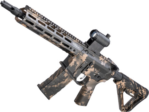EMG NOVESKE Gen 4 w/ eSilverEdge SDU2.0 Gearbox Airsoft AEG Training Rifle (Model: Shorty / Kryptek Obskura Nox)