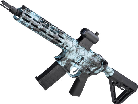 EMG NOVESKE Gen 4 w/ eSilverEdge SDU2.0 Gearbox Airsoft AEG Training Rifle (Model: Shorty / Kryptek Obskura Blue)