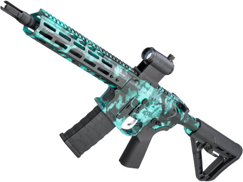 EMG Noveske Licensed Gen 4 Airsoft AEG Training Rifle w/ eSilverEdge SDU2.0 Gearbox (Color: Kryptek Obskura Aqua / Shorty / 400FPS / Gun Only)