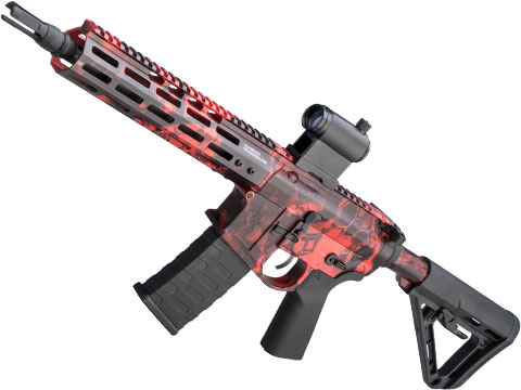 EMG Noveske Licensed Gen 4 Airsoft AEG Training Rifle w/ eSilverEdge SDU2.0 Gearbox (Color: Kryptek Obskura Red / Shorty / 400FPS / Gun Only)