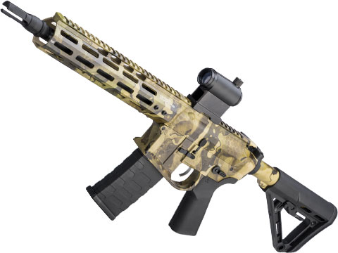 EMG NOVESKE Gen 4 w/ eSilverEdge SDU2.0 Gearbox Airsoft AEG Training Rifle (Model: Shorty / Kryptek Favlos)