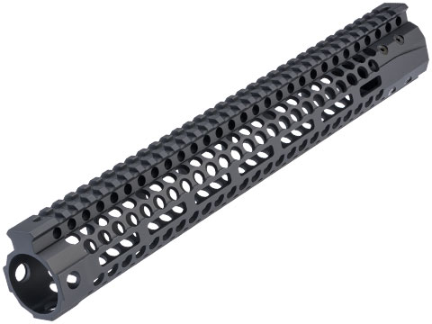 EMG F1 Firearms Officially Licensed S7M Super Lite M-LOK Handguard for M4/M16 Airsoft Rifles (Model: Black / 13.7)