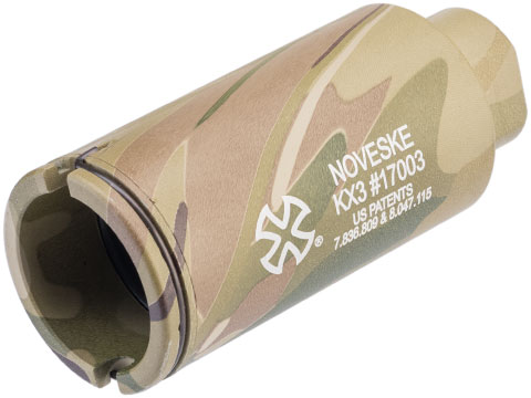 EMG Noveske KX3 Adjustable Sound Amplifier Flashhider (Color: Multicam / 14mm Negative)