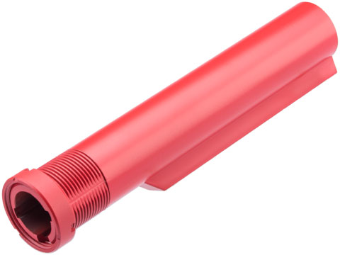 APS Six Position Buffer Tube for M4/M16 Series Retractable Stock (Color: Red)