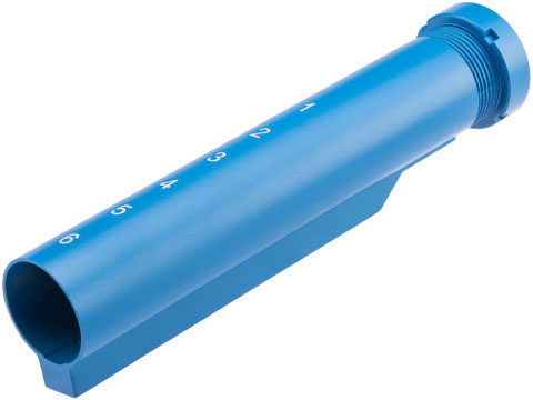 APS Six Position Metal Buffer Tube for M4/M16 Series Retractable Stock (Color: Blue)