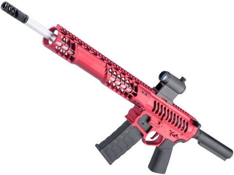 EMG F-1 Firearms BDR-15 3G AR15 2.0 eSilverEdge Full Metal Airsoft AEG Training Rifle (Model: Red / No Stock 350 FPS)