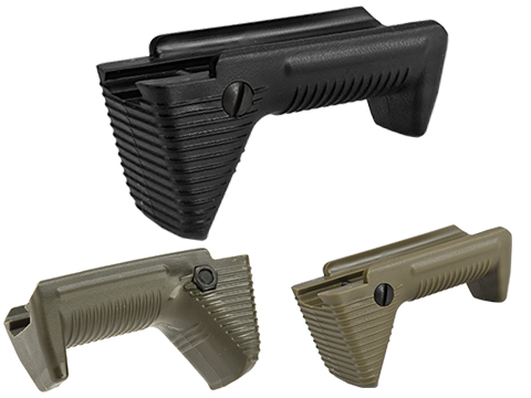 APS Dynamic Hand Stop Polymer Angled Airsoft Foregrip (Color: Dark Earth)