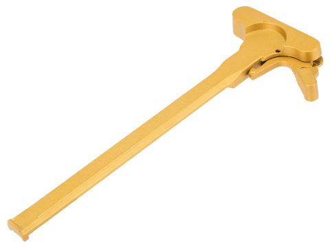 APS Enhanced Aluminum Charging Handle for M4/M16 Airsoft Rifles (Color: Gold)