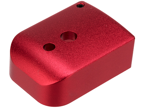 APS / 5KU Type3 Aluminum Magazine Base for 5.1 Hi-Capa Series Airsoft GBB Pistol Magazines (Color: Red)