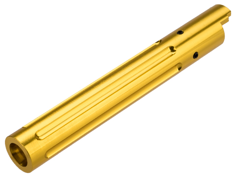 APS Non-Recoiling Aluminum Outer Barrel for Tokyo Marui 5.1 Hi-Capa Airsoft Pistols (Color: Gold / Straight)