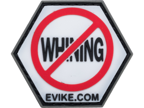 Operator Profile PVC Hex Patch Signs Series (Type: No Whining)