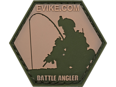 Operator Profile PVC Hex Patch Fishing Series (Style: Battle Angler - Battle Ready)