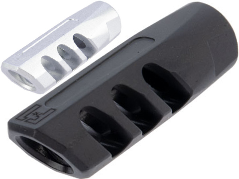 EMG / F-1 Firearms Angle Faced Muzzle Brake (Color: Silver)