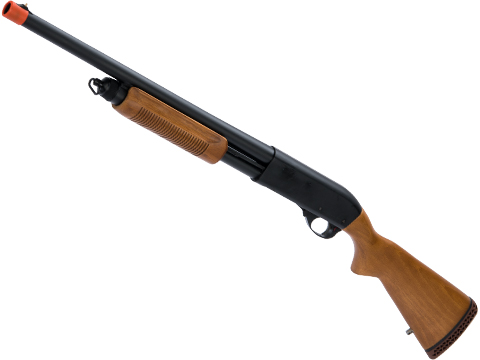 APS CAM870 Shell Ejecting Tactical Pump Action Gas Airsoft MKII Shotgun (Model: Classic Wood)