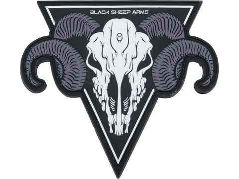 Black Sheep Arms PVC Hook and Loop Patch (Type: Black Sheep Arms)