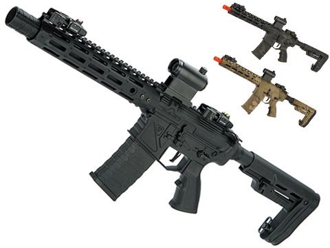 APS Phantom Extremis Mark V 2.0 eSilverEdge M4 Airsoft AEG with 10 M-LOK Handguard (Color: Black)