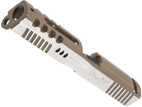 APS CNC Dragonfly Slide for XTP Series Airsoft Pistols (Color: Stainless / Dark Earth)
