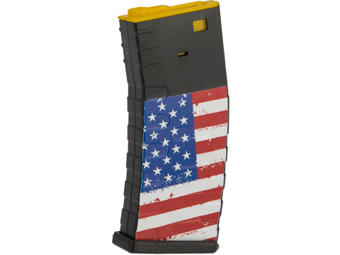 APS 300rd U-Mag Hi-Cap Magazine for M4 Airsoft AEG Rifles (Color: US Flag)