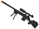 APS M40A3 Bolt Action Airsoft Sniper Rifle (Color: Black / 400 FPS / Rifle + 3-9X40 Scope)