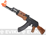 Full Size AK47 Replica Airsoft Spring Action Rifle with Full Stock