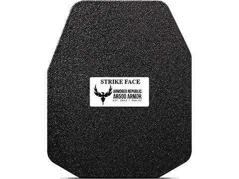 AR500 Armor Level III+ Lightweight ASC Body Armor Plate (Model: 10x12 / Flat / Base Coat)