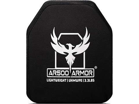 AR500 Armor Level III Lightweight UHMWPE Body Armor (Model: 10 x 12)