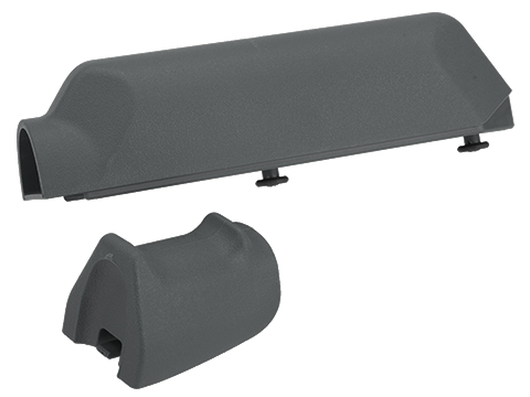Pistol Grip and Cheek Pad Riser Set for Ameoba Striker S1 Airsoft Sniper Rifles (Color: Urban Grey)