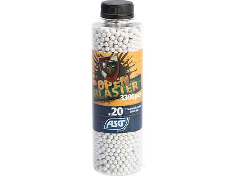 ASG Open Blaster 6mm Biodegradable Airsoft BBs (Weight: 0.20g / 3300 Rounds)