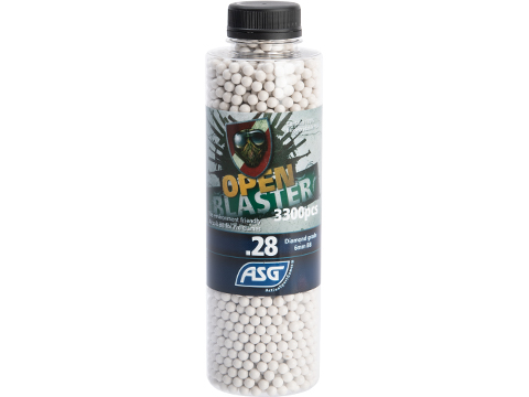 ASG Open Blaster 6mm Biodegradable Airsoft BBs (Weight: 0.28g / 3300 Rounds)