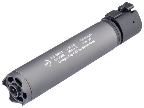 ASG B&T Licensed Rotex-V QD Mock Suppressor (Color: Grey / Full Size)