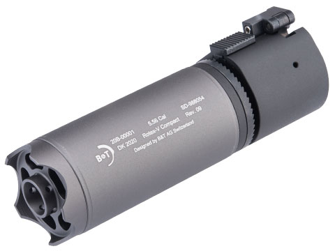 ASG B&T Licensed Rotex-V QD Mock Suppressor (Color: Grey / Compact)