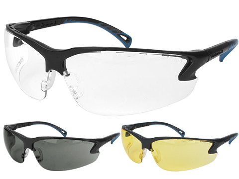 ASG Strike Systems Protective Airsoft Shooting Glasses (Color: Clear Lenses)