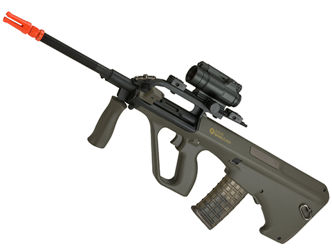 Evike.com Exclusive ASG Licensed Steyr AUG Airsoft AEG Rifle (Model: Civilian / OD Green)