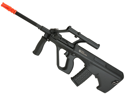 Evike.com Exclusive ASG Licensed Steyr AUG Airsoft AEG Rifle (Model: Military / Black)