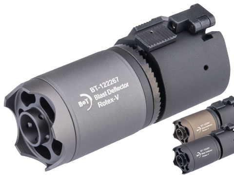 ASG B&T Licensed Rotex-V QD Mock Blast Deflector (Color: Mud)