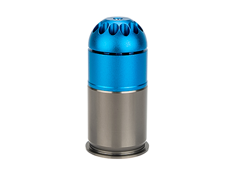 Matrix Aluminum Green Gas Powered Airsoft 40mm Grenade Shell (Capacity: 84 Rounds)