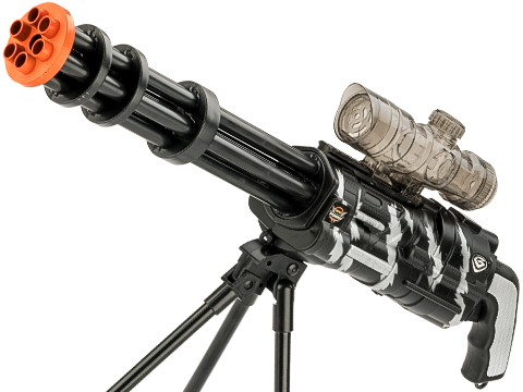 Battle Blaster Max Power Fully Automatic Water Gel Ball Blaster Mini-Gun (Color: Black Tiger)