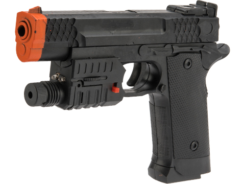 JG Polymer Single Shot Airsoft Spring Gun Armory Series (Model: 716 w/ Laser Unit)