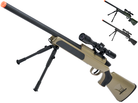Bolt Action APS2 ZM51 Airsoft Sniper Rifle (Color: Tan)