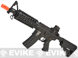 APS Full Metal M4 RIS CQB Non-Blowback Standard Airsoft AEG Rifle (Hybrid Gearbox)