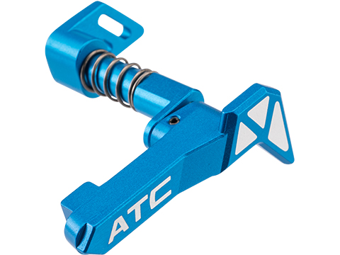 AirTac Customs Shard CNC Ambidextrous Magazine Release for M4 Airsoft AEG Rifles (Color: Blue)