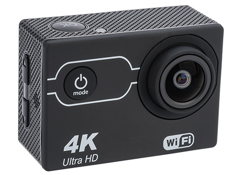 Ausek Sport Cameras 4k 30 FPS Action Camera (Kit: Case Style B w/ Remote)