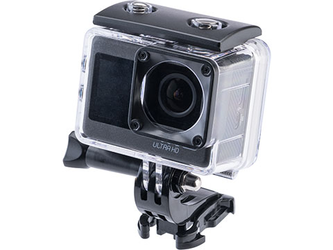 Ausek 4K 60fps Dual Screen Timed Selfie Waterproof Action Camera