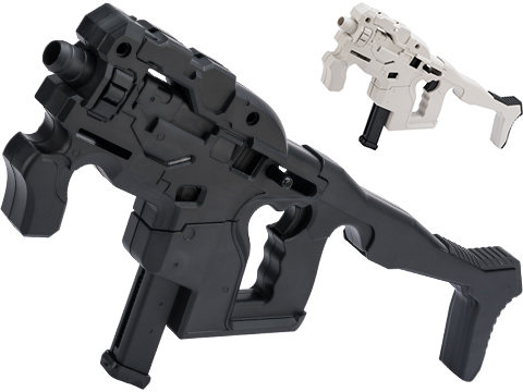 Avatar Universe Hornet M-25 H2S Drop-in Skinz Kit for G17 / G18 Gas Blow Back and Automatic Electric Pistols (Color: White Cerberus / Red LED)